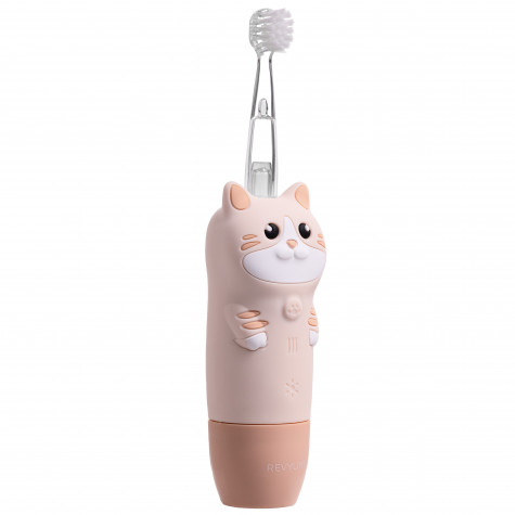 Электрическая звуковая зубная щётка Revyline RL 025 Baby Kitty, Beige