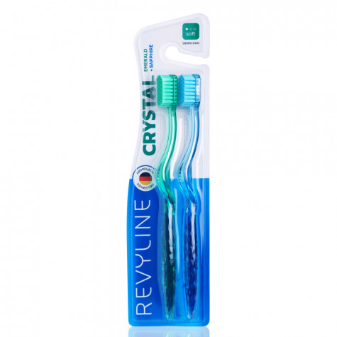 Набор зубных щеток Revyline S8000 Duo Crystal Emerald, Sapphire